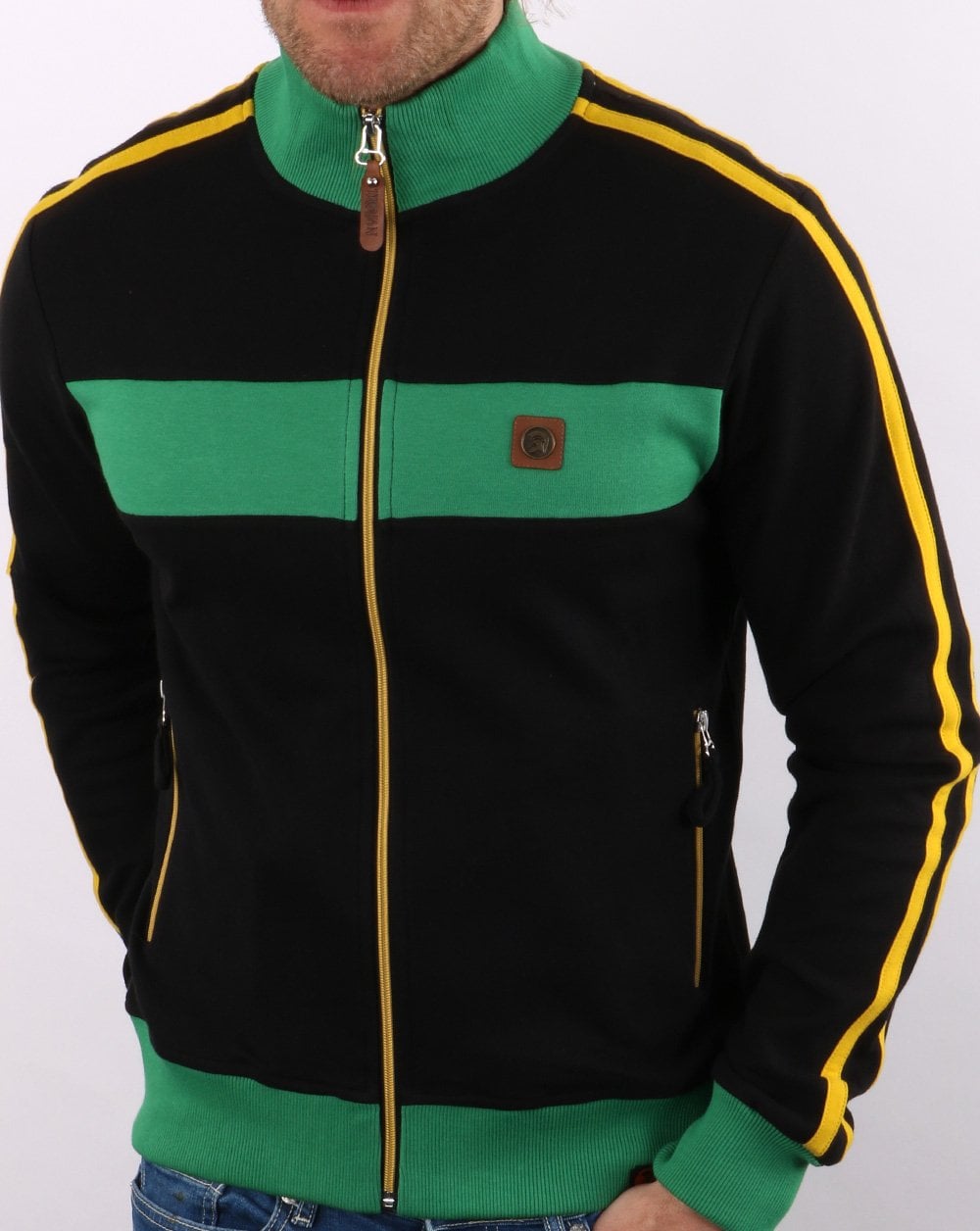 Trojan Twin Stripe Trainingsjacke Jamaica