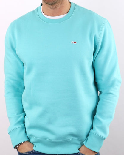 Tommy Jeans Sweatshirt Aquablau