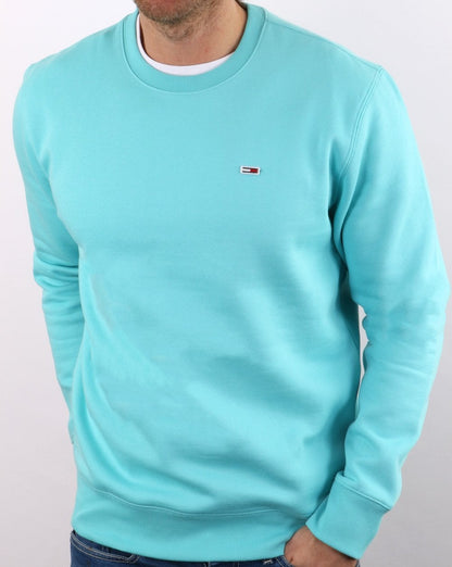 Tommy Jeans Sweatshirt Aquablau