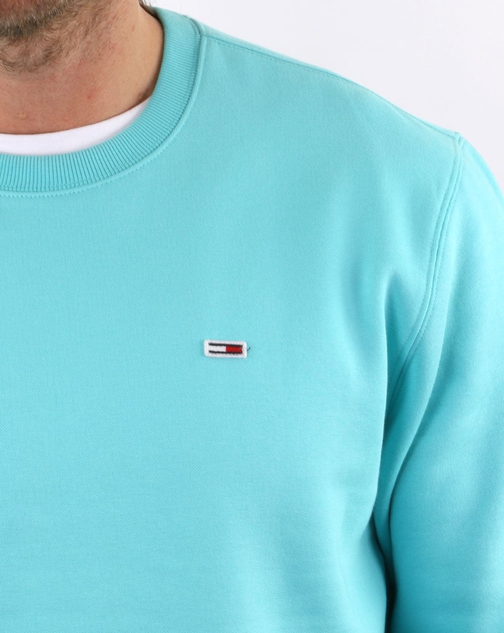 Tommy Jeans Sweatshirt Aquablau