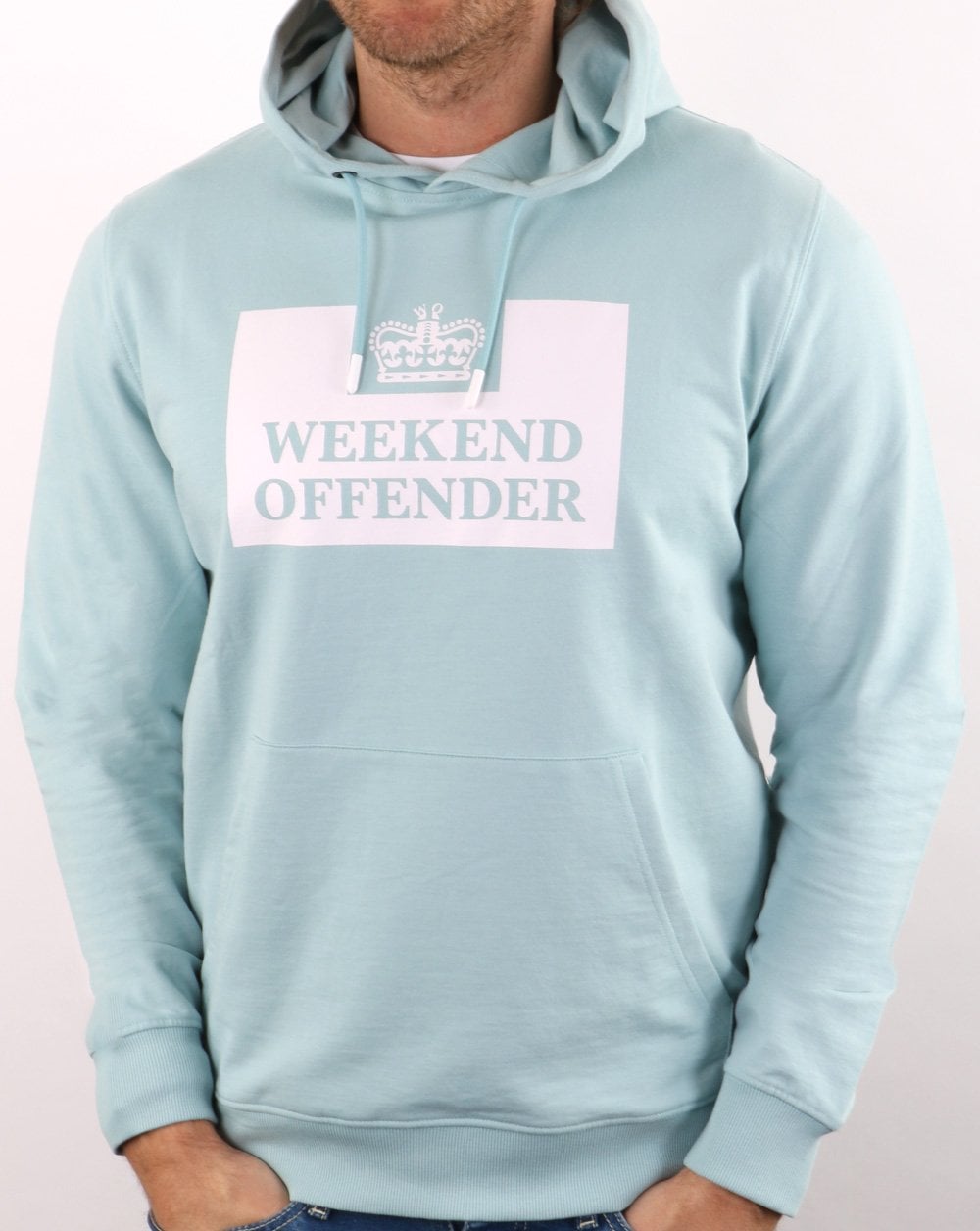 Weekend Offender Hm Service Classic Hoody Wolkenblau