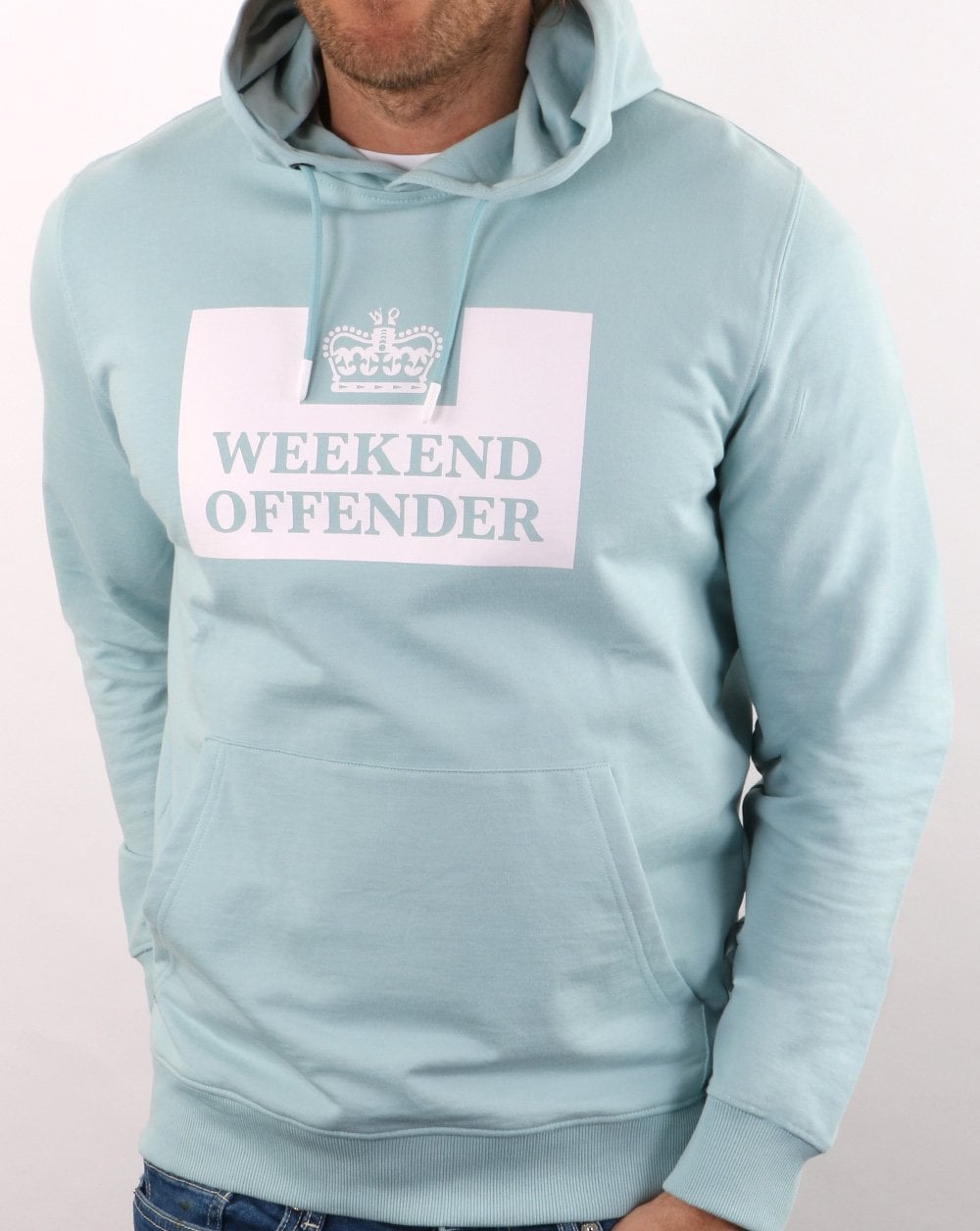 Weekend Offender Hm Service Classic Hoody Wolkenblau