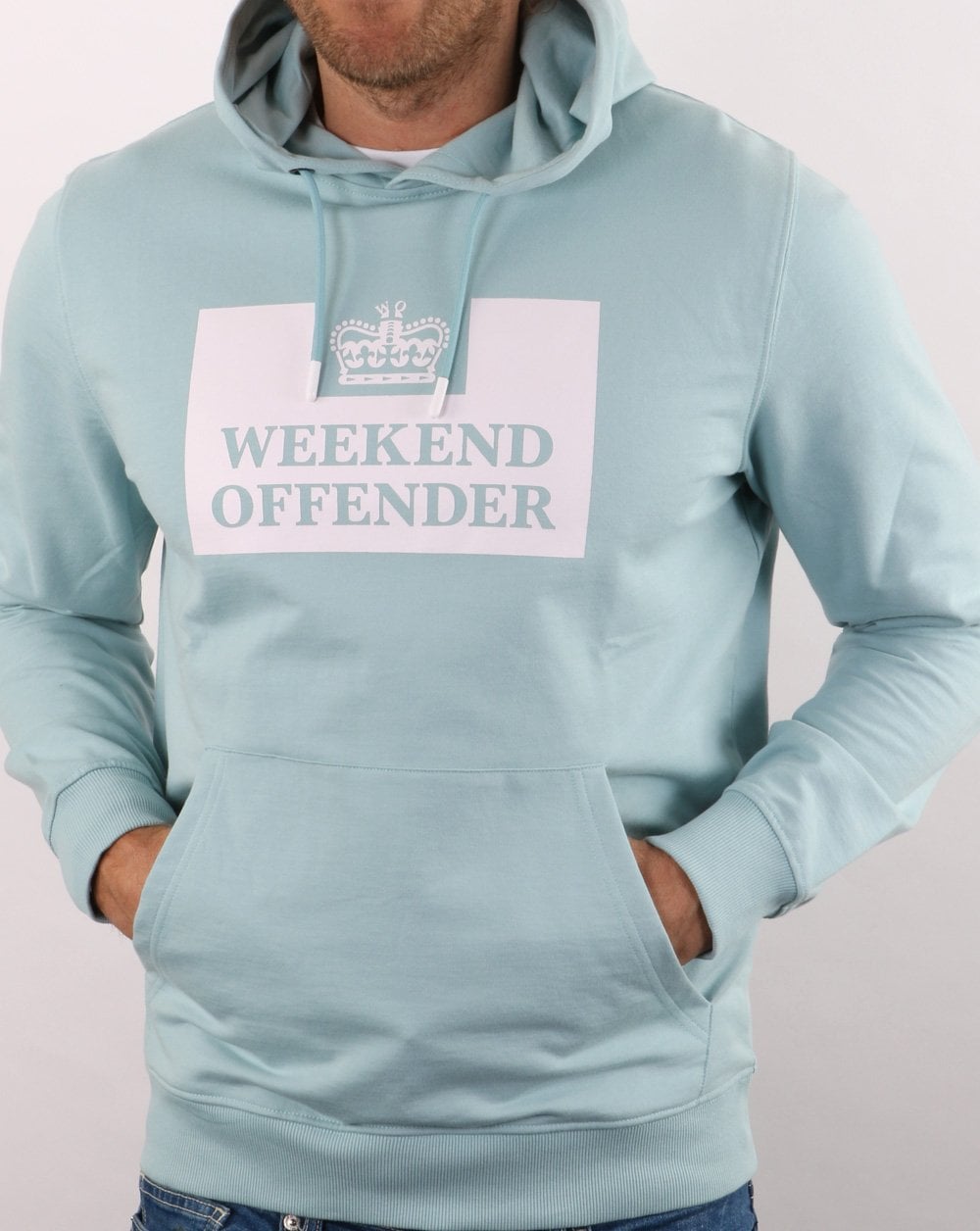 Weekend Offender Hm Service Classic Hoody Wolkenblau