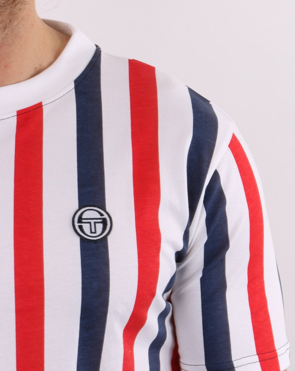Sergio Tacchini Anzi T-Shirt Weiß/Rot/Marineblau