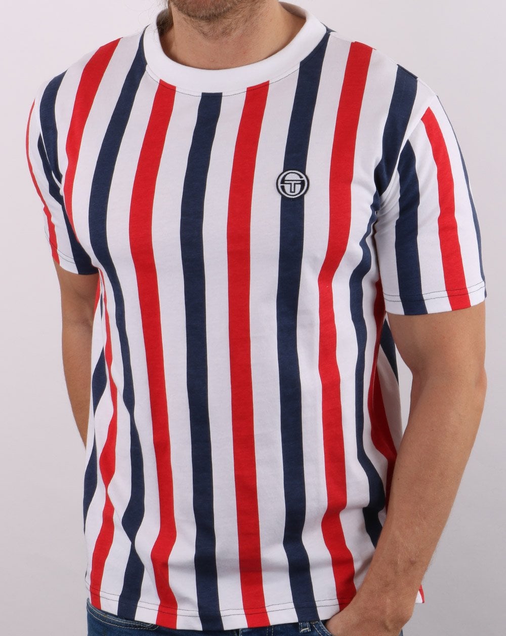 Sergio Tacchini Anzi T-Shirt Weiß/Rot/Marineblau