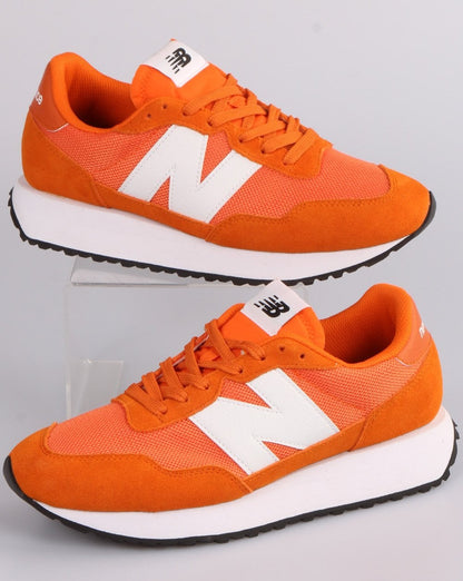 New Balance 237 Trainer Orange/Weiß
