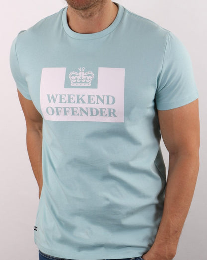 Weekend Offender Prison T-Shirt Wolkenblau