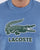 Lacoste Crackled Print Logo T Shirt Turquin Blue