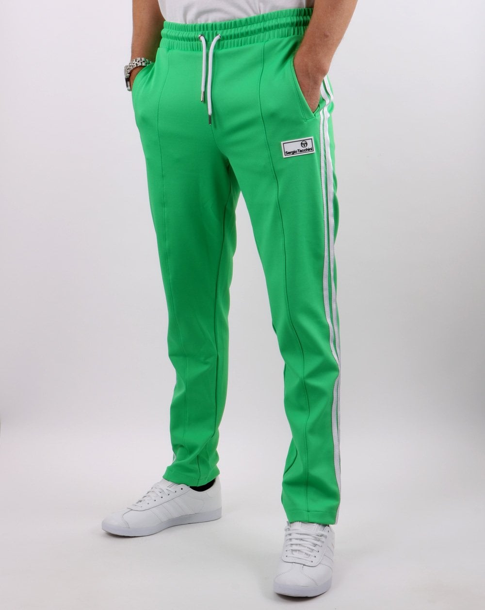 Sergio Tacchini Saluzzo Track Pants Island Green