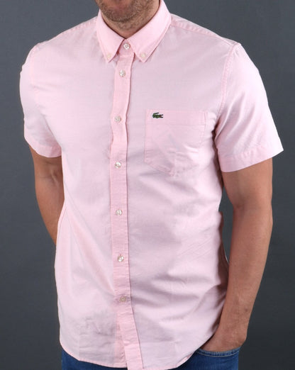Lacoste Kurzarmhemd Rosa