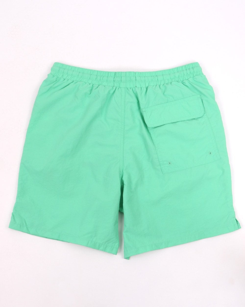 Lyle And Scott – Badeshorts mit Logo in Meeresminze