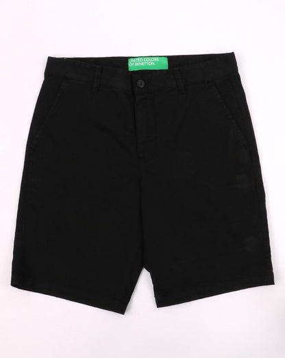 Benetton Chino-Shorts Schwarz