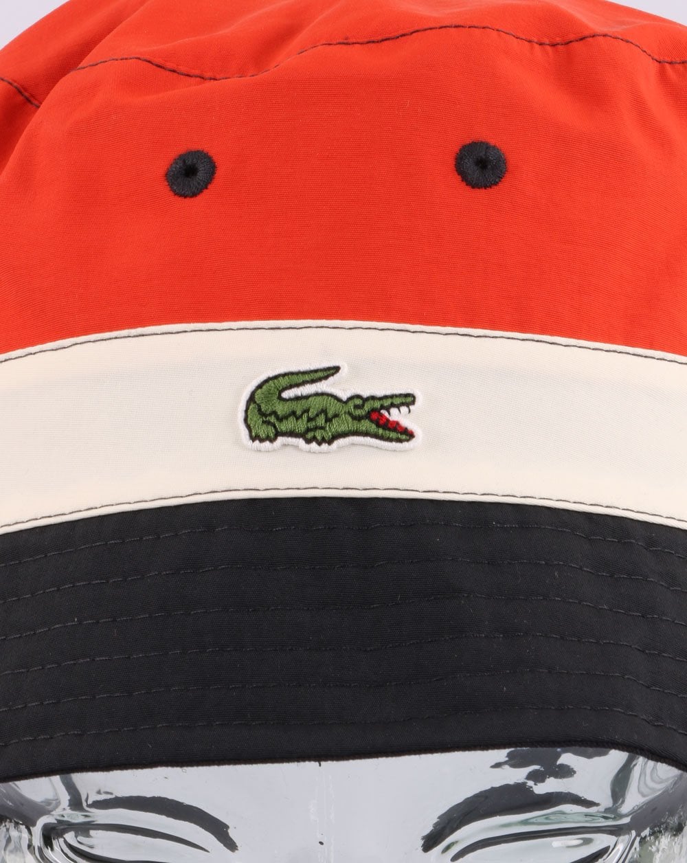 Lacoste Reversible Bucket Hat Dark Blue/Orange/Cream