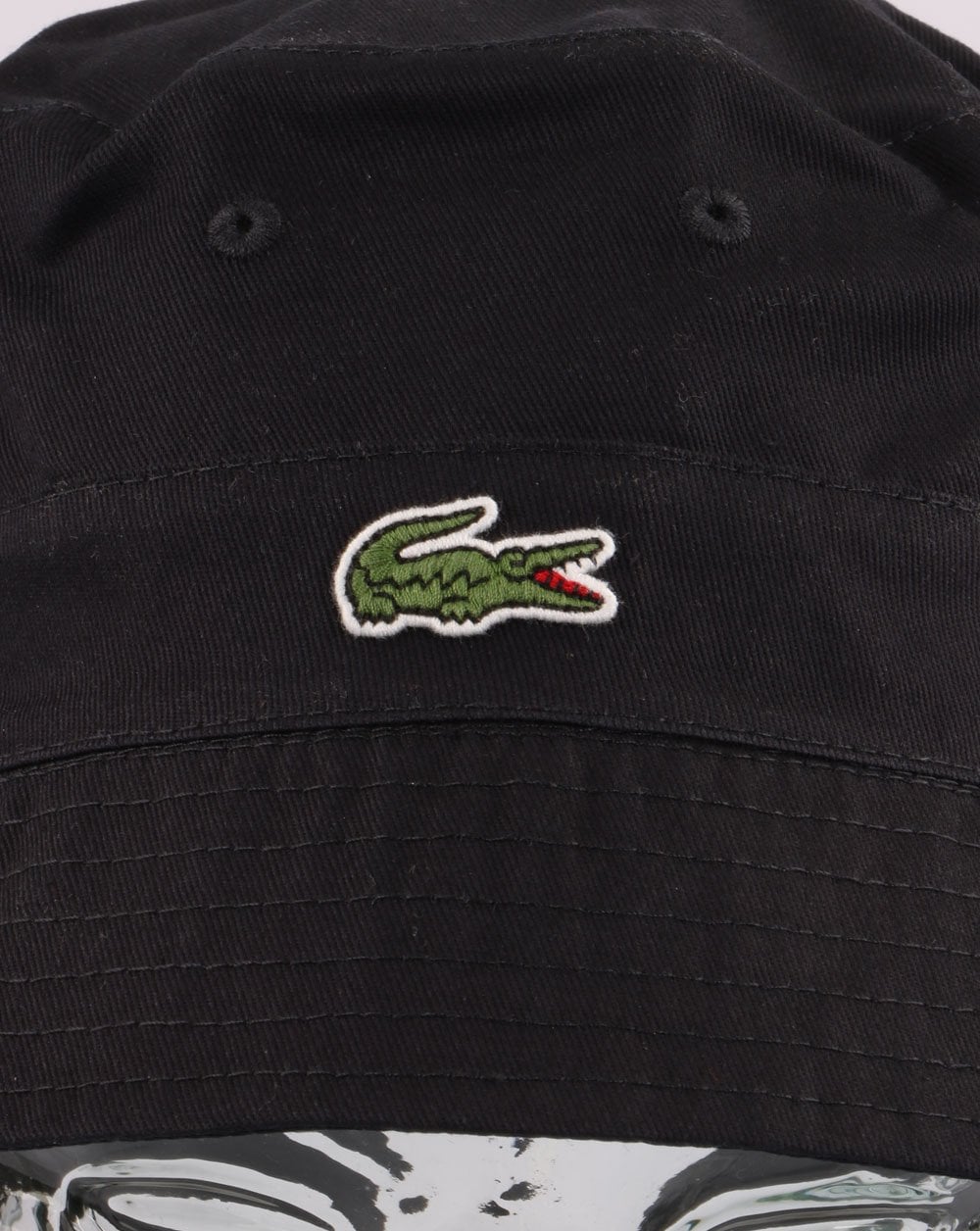 Lacoste Wendbarer Fischerhut Dunkelblau/Orange/Creme