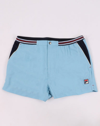 Fila Vintage High Tide 4 Shorts Himmelblau