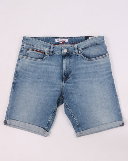 Tommy Jeans Scanton Slim Jeansshorts Hellblau