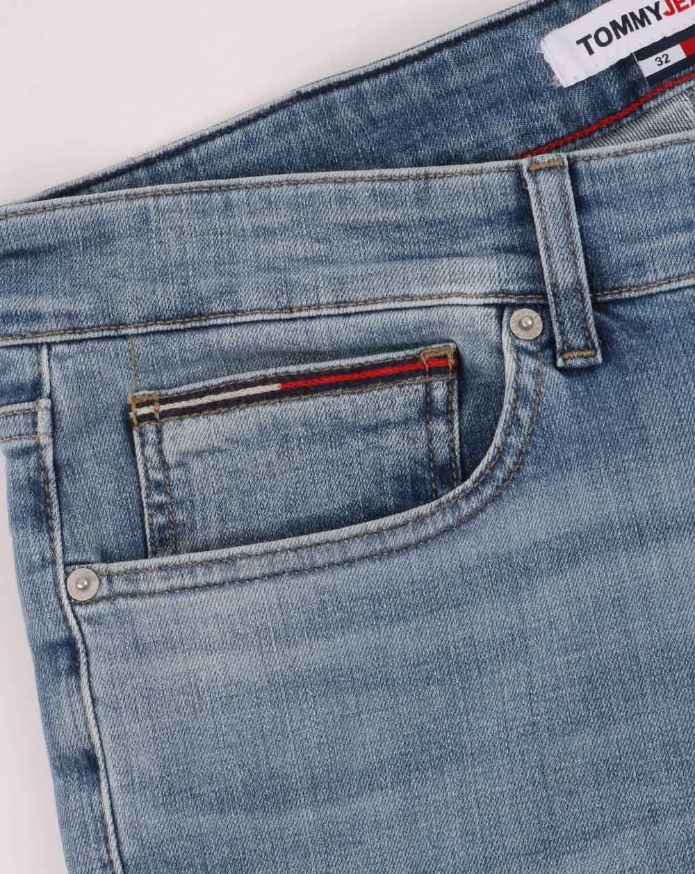 Tommy Jeans Scanton Slim Jeansshorts Hellblau