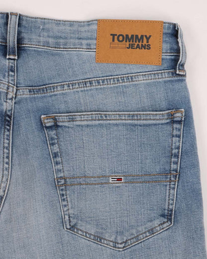 Tommy Jeans Scanton Slim Jeansshorts Hellblau