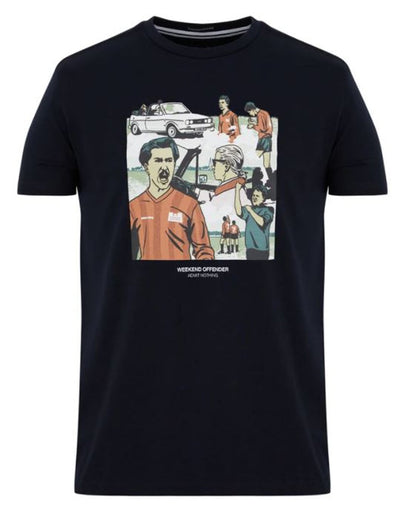 Weekend Offender Yeti T-Shirt Marineblau