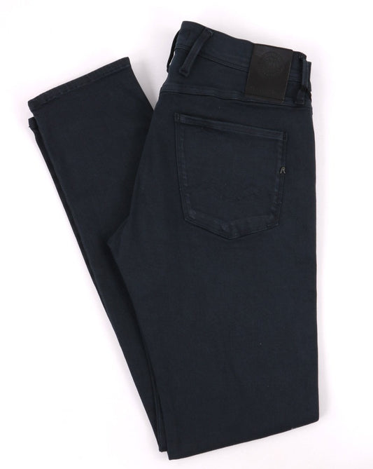 REPLAY Replay Anbass Hyperflex Twill Jeans Blau