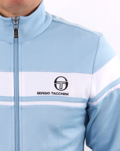 Sergio Tacchini Masters Track Top Himmelblau/Weiß
