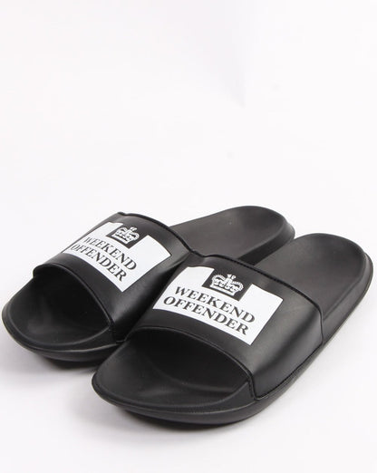 Weekend Offender La Piscine Pantoletten Schwarz