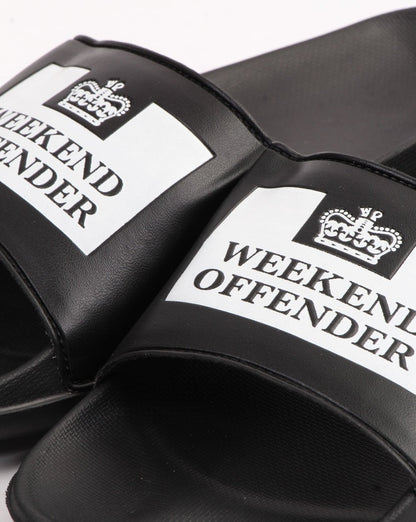 Weekend Offender La Piscine Pantoletten Schwarz