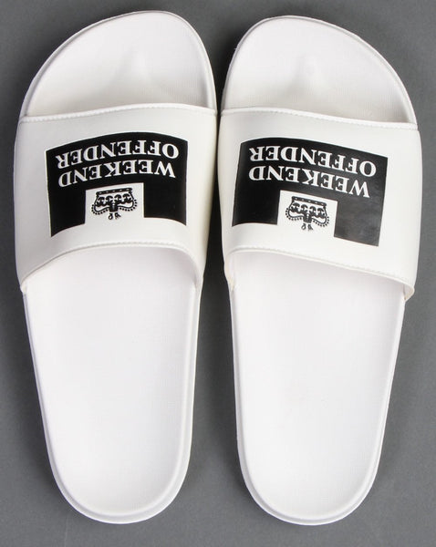 Weekend Offender La Piscine Slides White