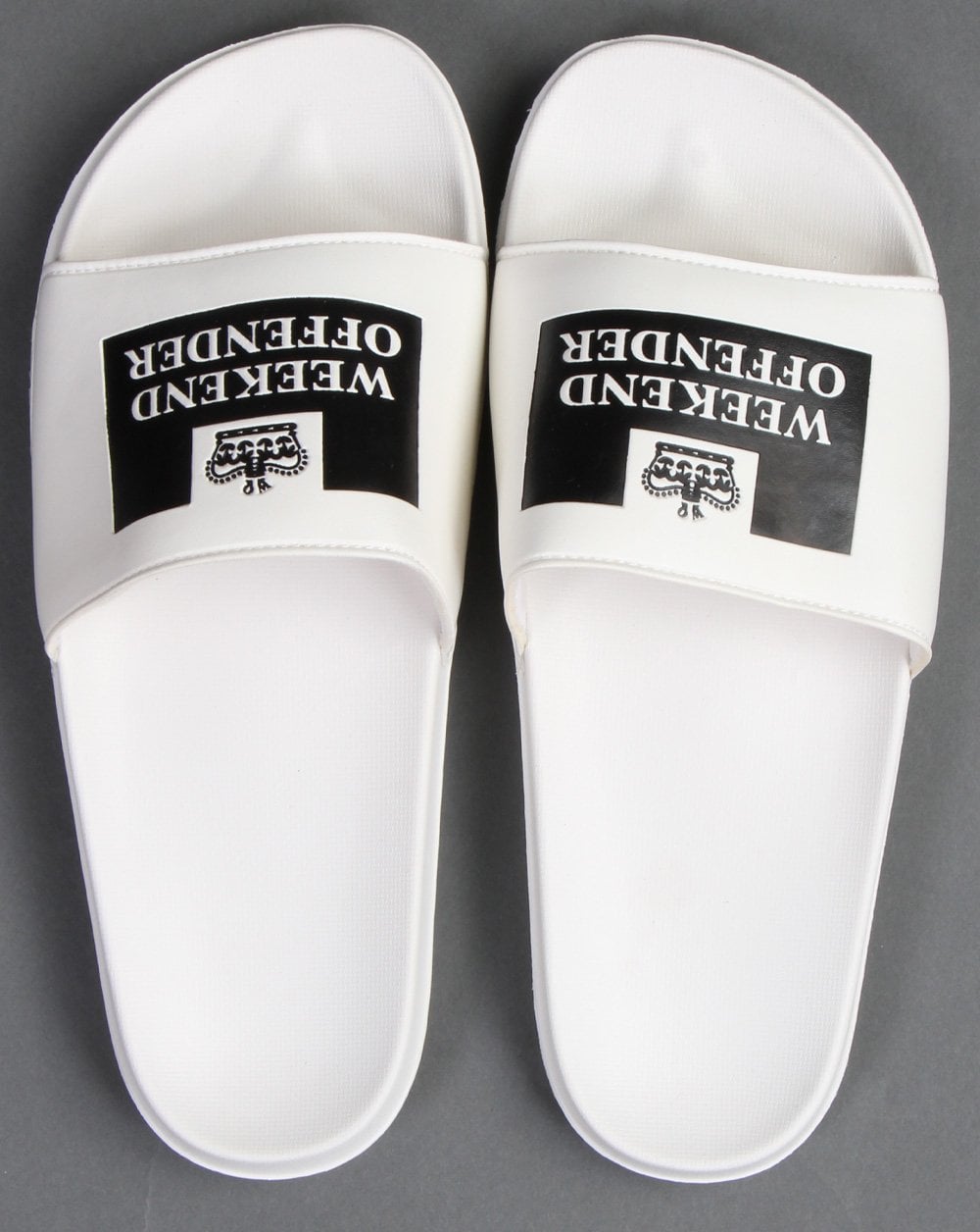 Weekend Offender La Piscine Pantoletten Weiß