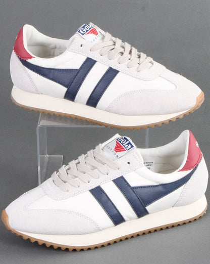 Gola Boston 78 Trainer Off White/Marineblau