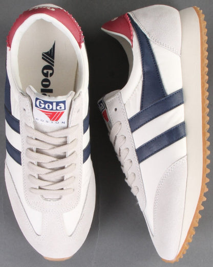 Gola Boston 78 Trainer Off White/Marineblau