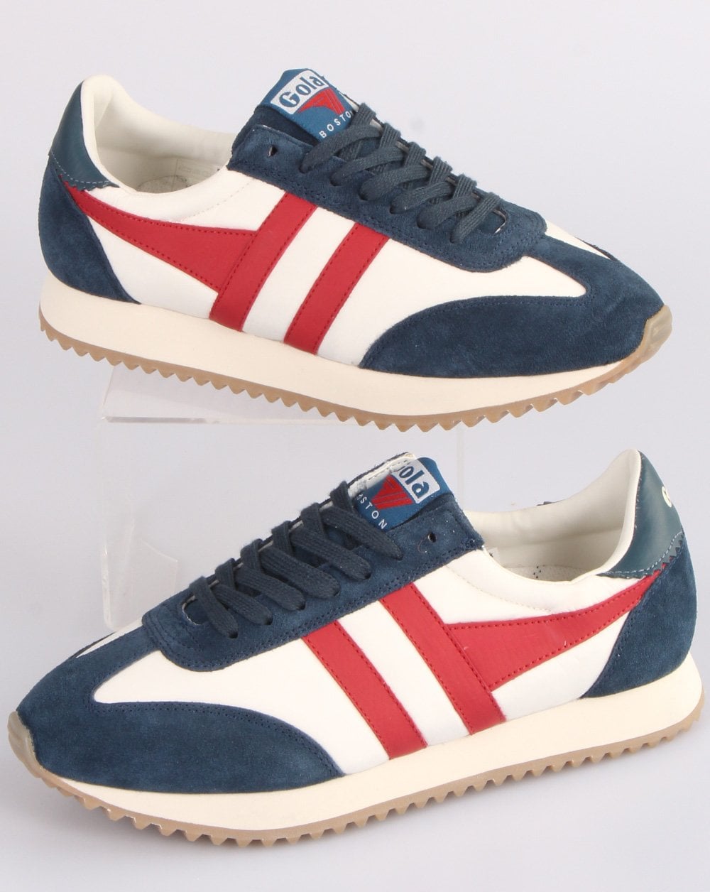 Gola Boston 78 Trainer Vintage Blau/Weiß/Rot