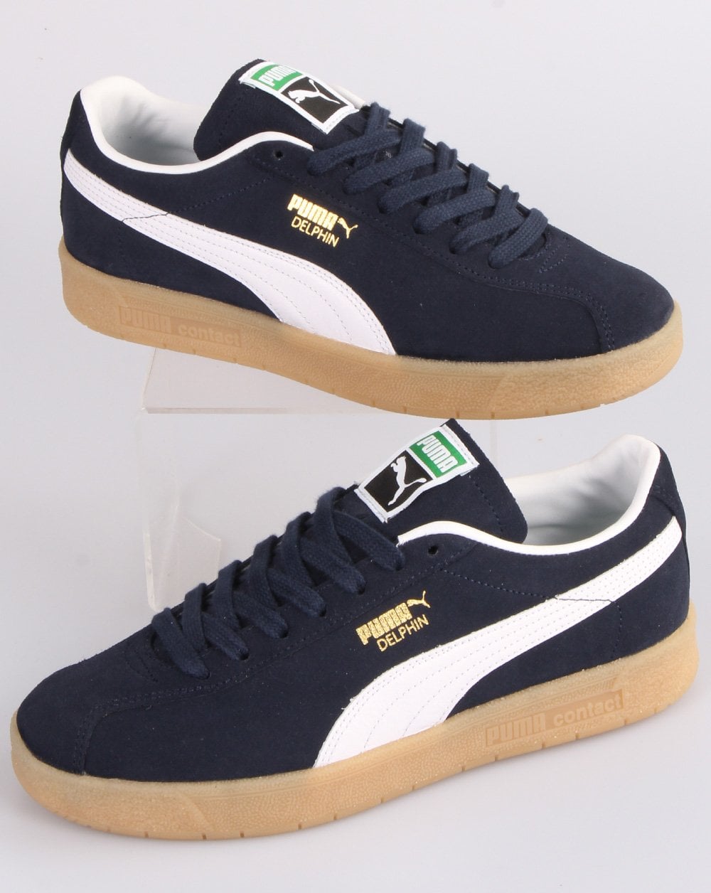 Puma Delphin Trainer Marineblau/Weiß