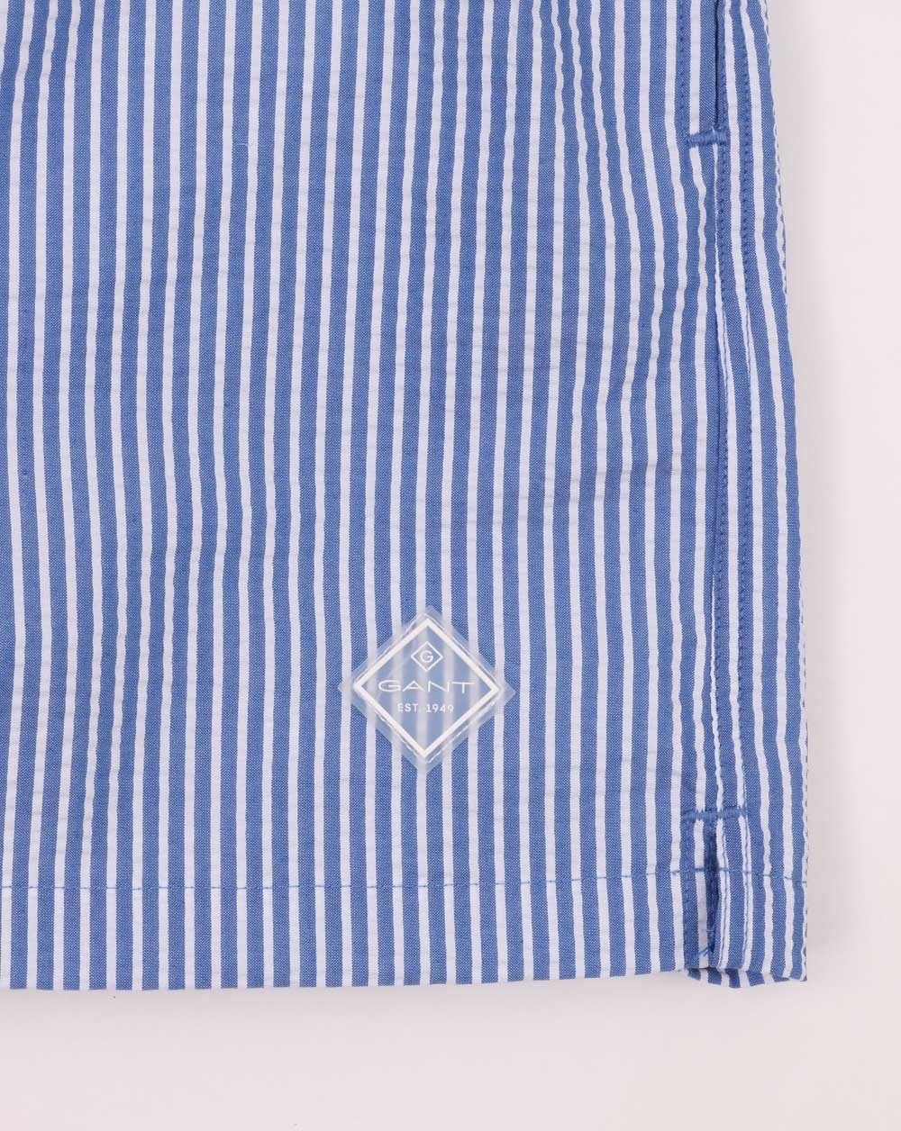 Gant Striped Swim Shorts Nautical Blue