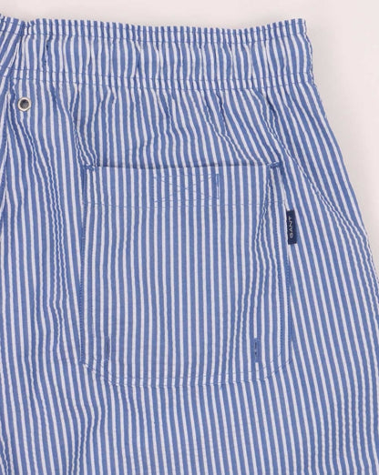 Gant Gestreifte Badeshorts Nautical Blue