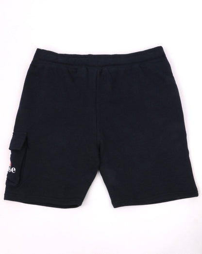 Ellesse – Fleece-Cargoshorts mit Tasche in Marineblau