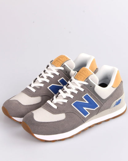 New Balance 574 Trainer Grau/Royal