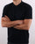 Ben Sherman Short Sleeve Knitted Polo Dark Navy