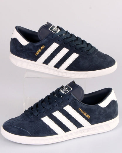 Adidas Hamburg Sneakers Marineblau/Weiß