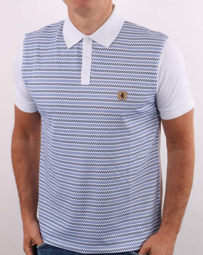 Gabicci Vintage Mills Polo Blau-Weiß