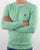 Lyle And Scott Cotton Merino Crew Jumper Sea Mint