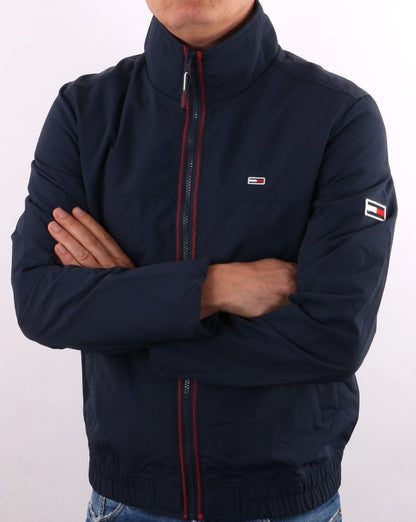 Tommy Jeans – Essential – Bomberjacke in Marineblau