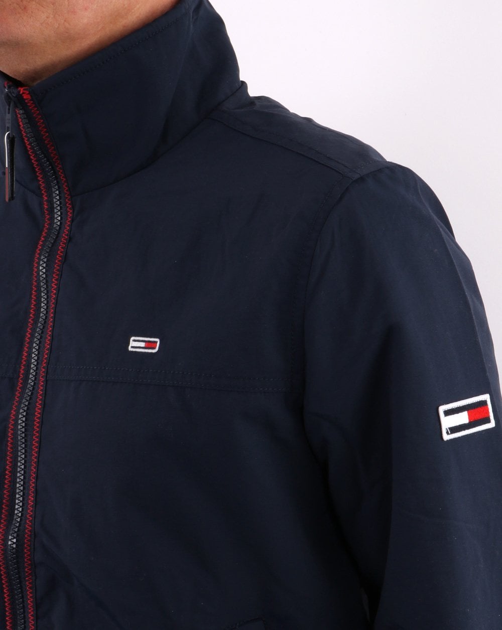 Tommy Jeans – Essential – Bomberjacke in Marineblau