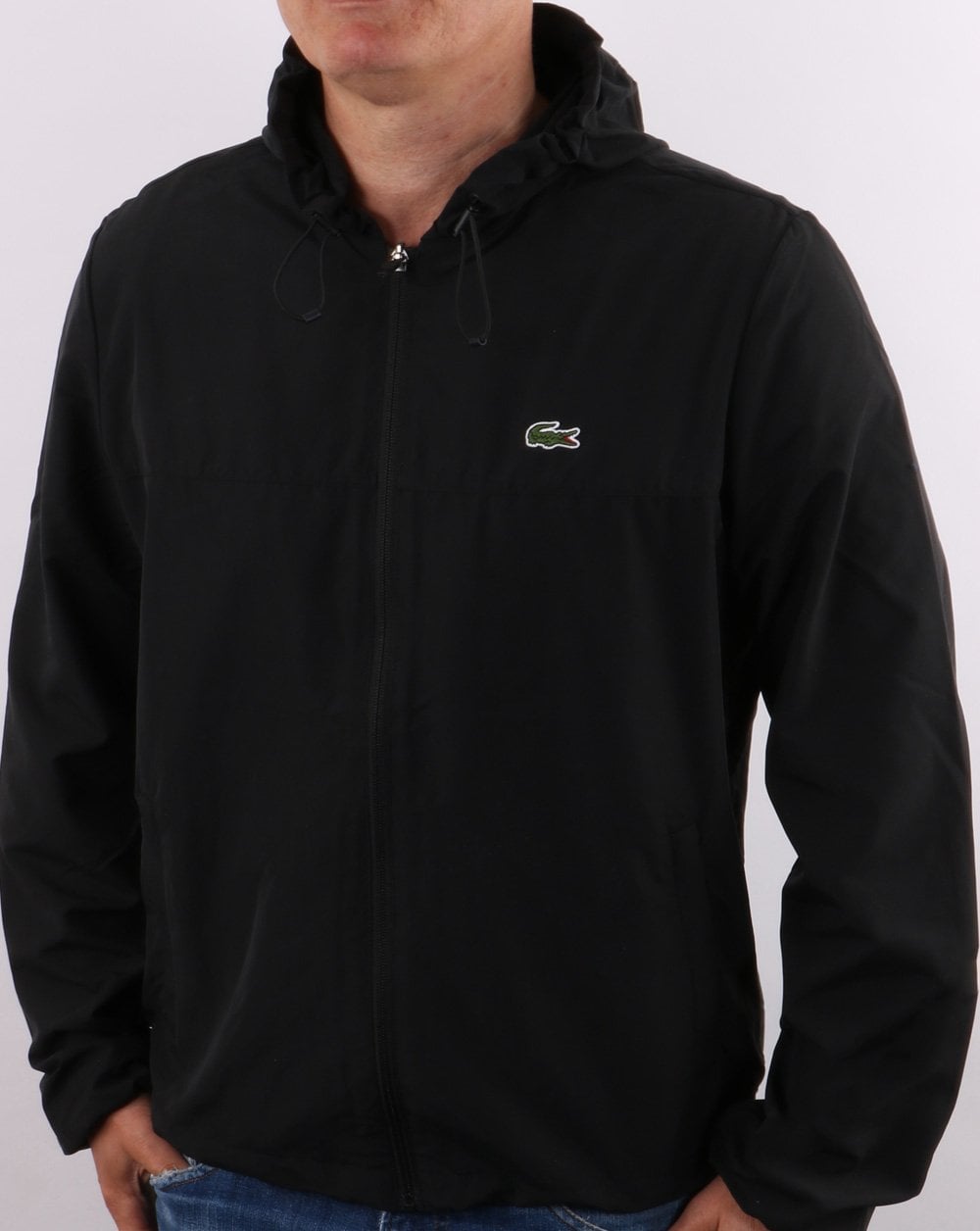 Lacoste Packable Windbreaker Black