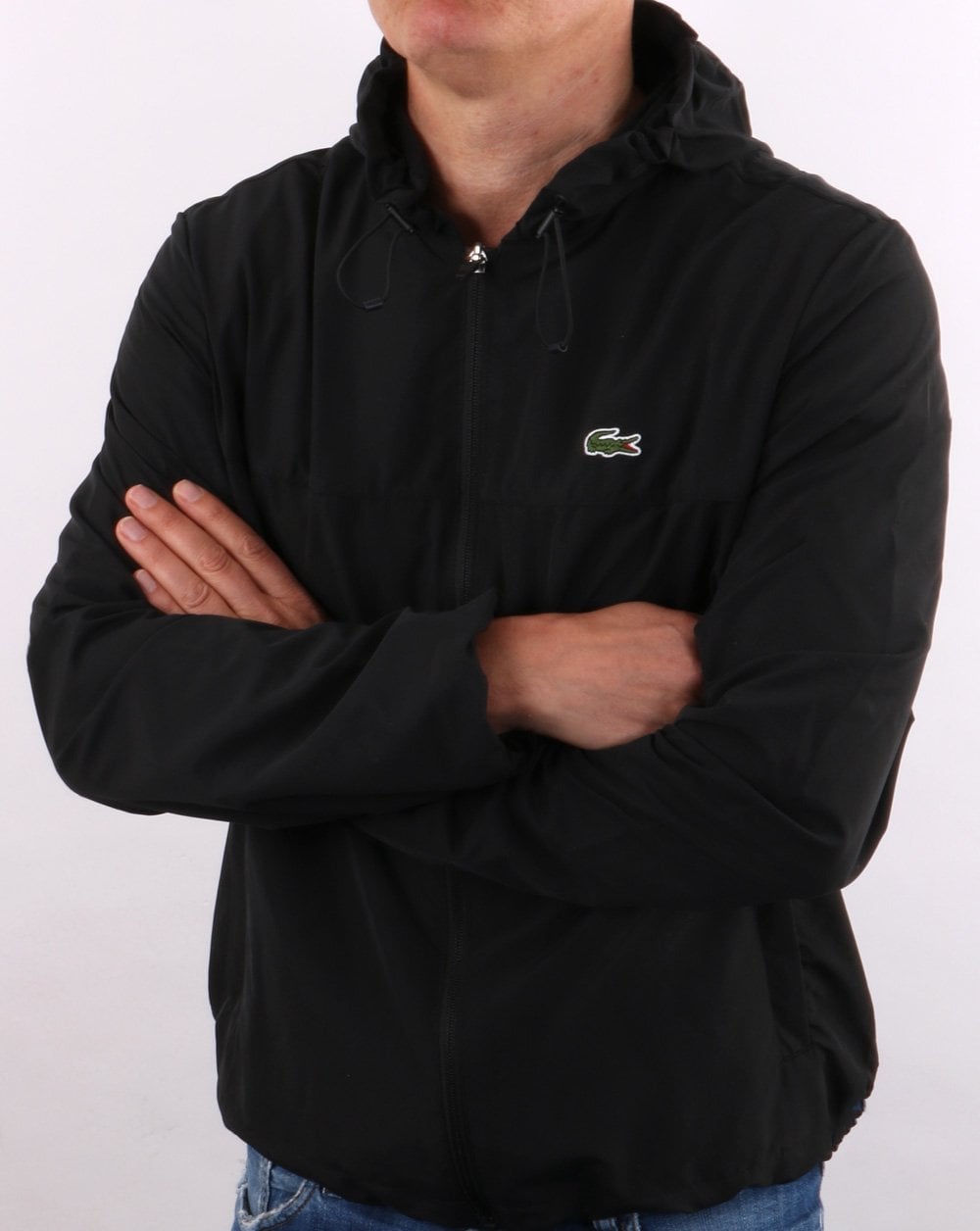 Lacoste Packbare Windjacke Schwarz