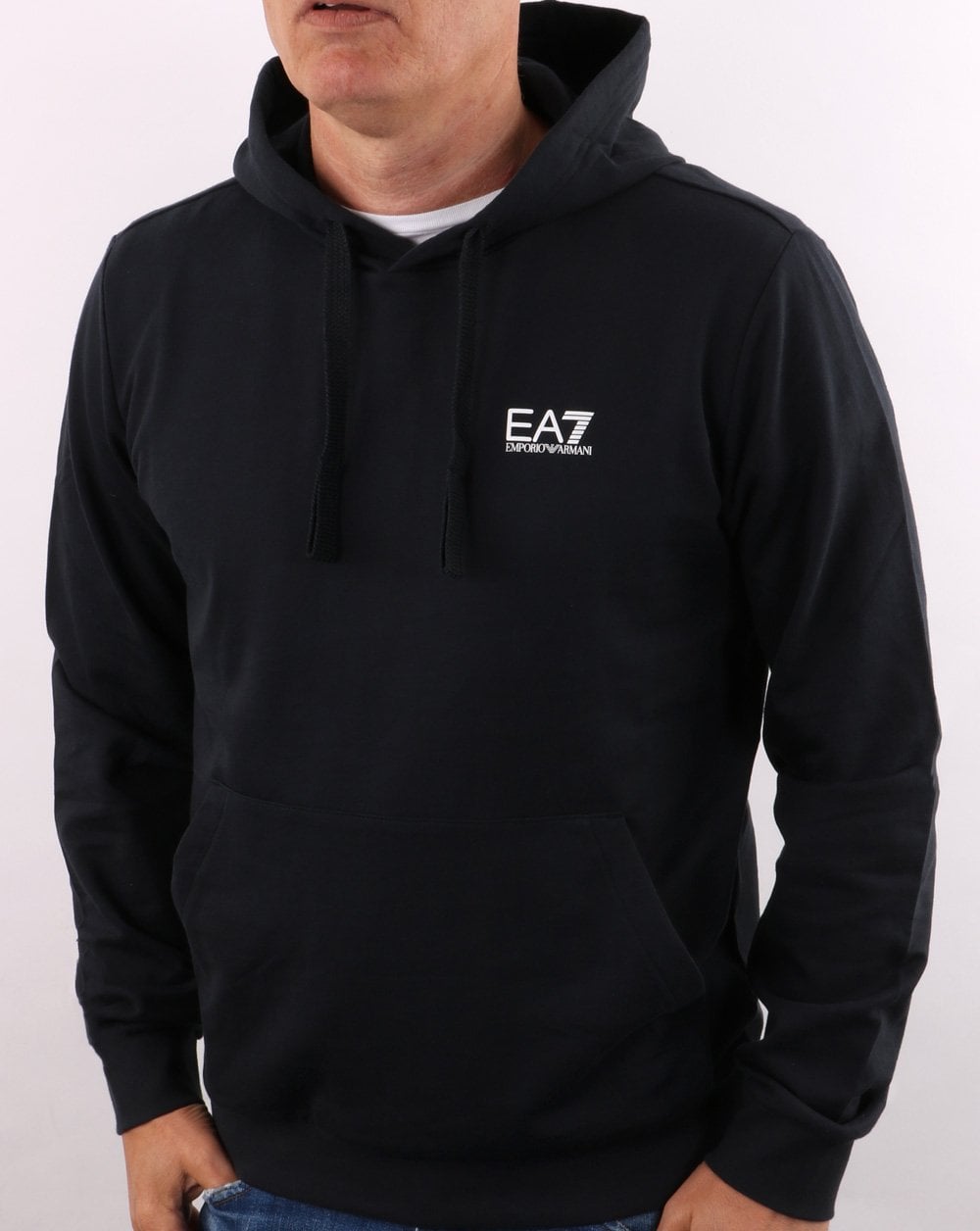 EA7 Classic Overhead Hoody Nachtblau