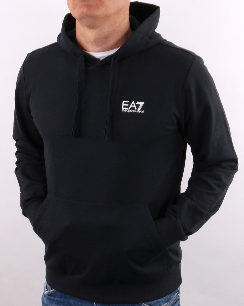 EA7 Classic Overhead Hoody Night Blue