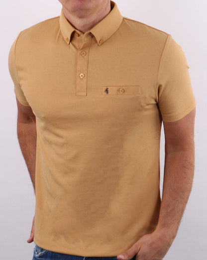 Gabicci Vintage Ladro Poloshirt Sand