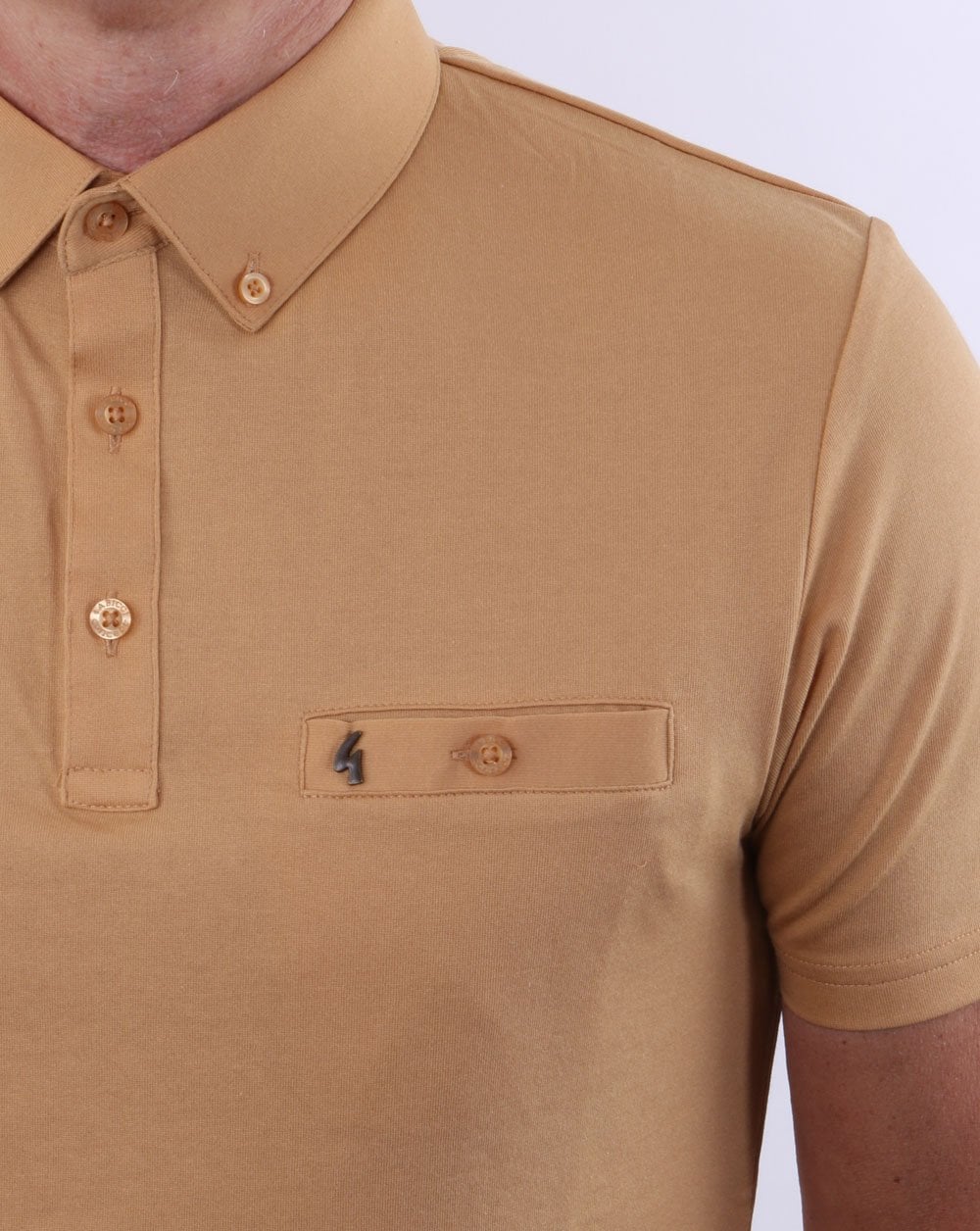 Gabicci Vintage Ladro Poloshirt Sand