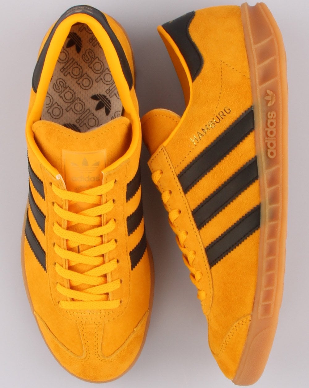 Adidas Hamburg Sneakers Gelb/Schwarz